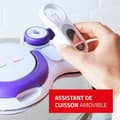 Miniatyrbild 4 av 4: SEB P4620800 Tryckkokare 7,5 L, Induktion, Tryckkokare i rostfritt stål, Tryckkokare, Lättvikt, Receptbok, Tillverkad i Frankrike, Lila