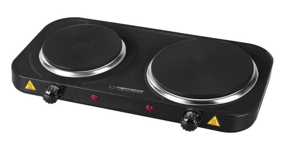 Esperanza EKH014K Elkomfur 2 zoner, Sort
