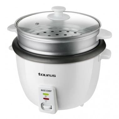 Taurus RISKOK riskoger 1,8 L 700 W Grå, Hvid