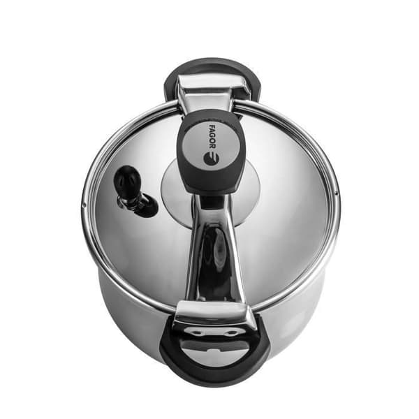 Stigbygel Tryckkokare 6 L, Induktion, Rostfritt Stål. 18/10, 3 säkerhetssystem FAGOR Clásica Bombe 6