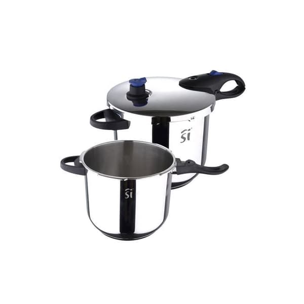 GENERIQUE - Ensemble 3 enheter. Ø22cm 4+5,5l Tryckkokare i rostfritt stål Duero Sg1530 San Ignacio