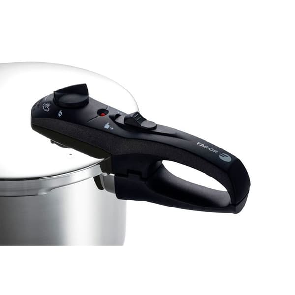 Autocuiseur 6 + 4 L, Induktion, Rostfritt Stål 18/10, 2 Trycknivåer FAGOR DUO 6/4 Silver 800048