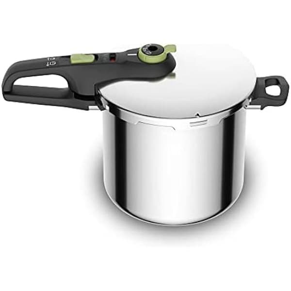 Tryckkokare - TEFAL - Secure Trendy - 8L - Rostfritt stål - Programmerbar med 2 program