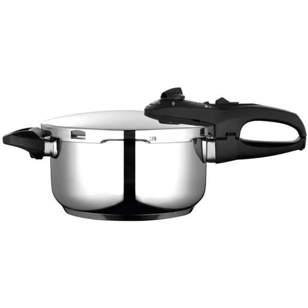 Autokokkare 4 Liter, Induktion, Rostfritt Stål 18/10, 2 Trycknivåer FAGOR Duo 4 Silver 800017