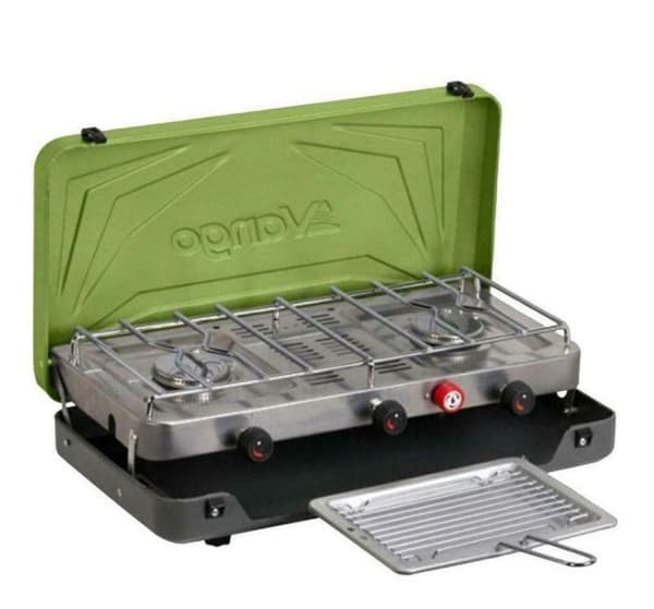 VANGO COMBI IR GRILL -KYPSENNYS KAKSOISKÄYTTÖINEN TURISTIKYPSENNYS