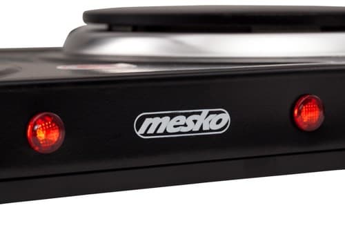 Mesko Home MS 6509 liesitaso Musta Työtaso Suljettu levy 2 aluetta