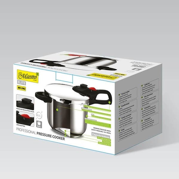 Maestro MR-2902 Painekattila 6 l Hopea