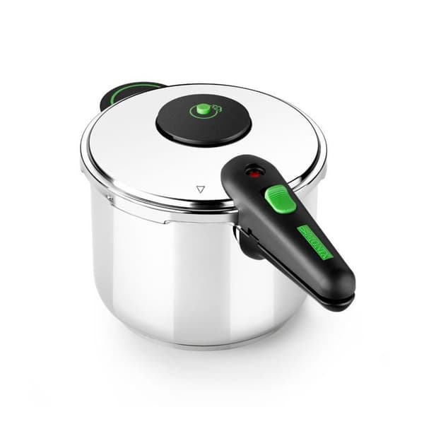 Tryckkokare - Monix - Presto Duo - 18/10 rostfritt stål - 4 + 6 L - Induktionskompatibel