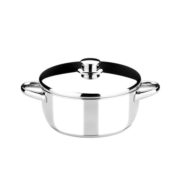 Holländsk ugn - Monix - Optima - 18/10 rostfritt stål - 30cm - Induktionskompatibel
