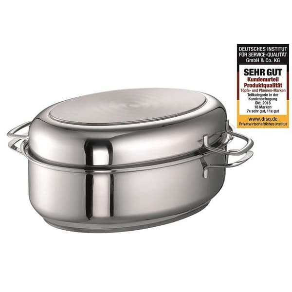 Braiser - ROHE Germany - 201011-38 - Rostfritt stål - Kompatibel med alla värmekällor - Diskmaskin