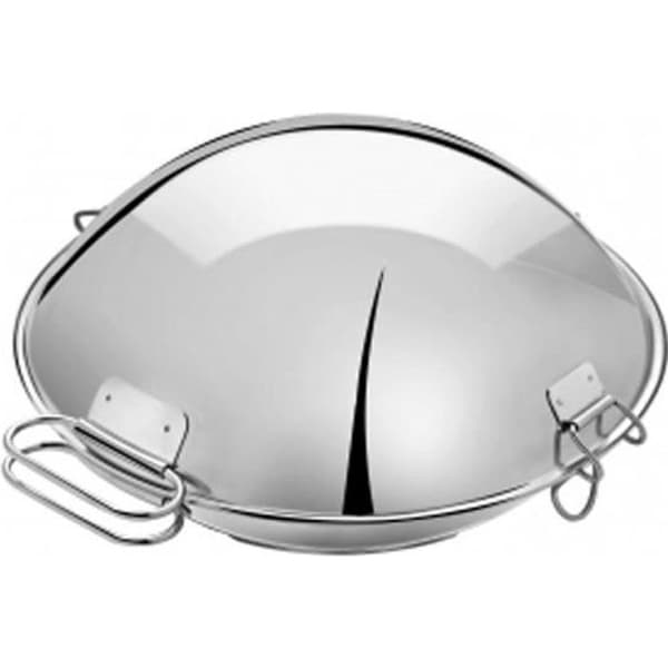 ARTAME Cataplana i rostfritt stål - Ø 24 cm - Silvergrå