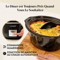 Miniatyrbild 4 av 4: Crock-pot - CSC113X - Digital grytan - 3,5 l (3-4 personer) - Programmerbar timer - EU-kontakt 2 stift - Svart []