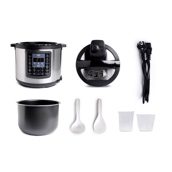 QLT Elektrisk Multicooker – 7-i-1 Instant Pot – Tryckkokare – 6 Liter