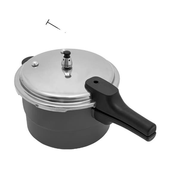 Tryckkokare, 7L kapacitet, hållbar aluminiumlegering,Mörkgrå