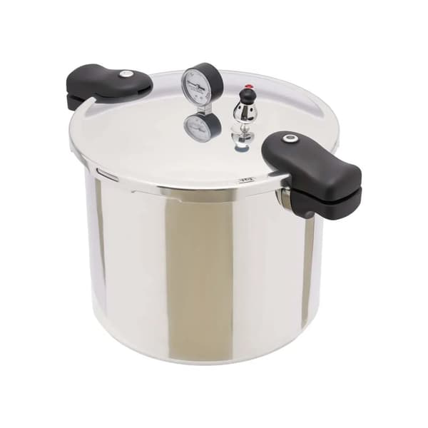 Aluminiumlegering Tryckkokare, Stort kapacitet 23Qt, Snabb matlagning, Säkerhetsfunktioner