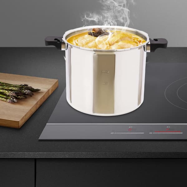 Painekeitin, 22L kapasiteetti, turvallisuusominaisuudet,Hopea, 32 cm