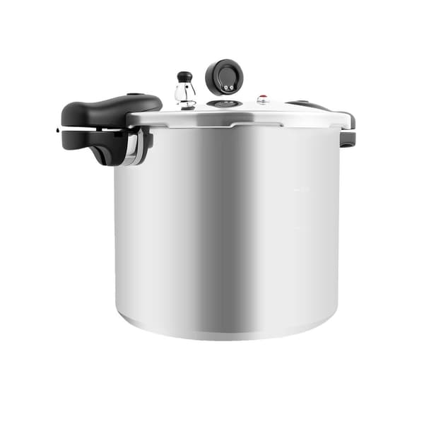 Painekeitin, 22L kapasiteetti, alumiiniseosmateriaali, 90Kpa maksimipaine,Hopea