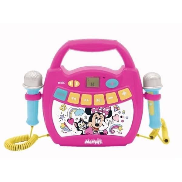 MINNIE MOUSE - Bluetooth -högtalare - Ljuseffekter, mikrofoner och uppladdningsbart batteri