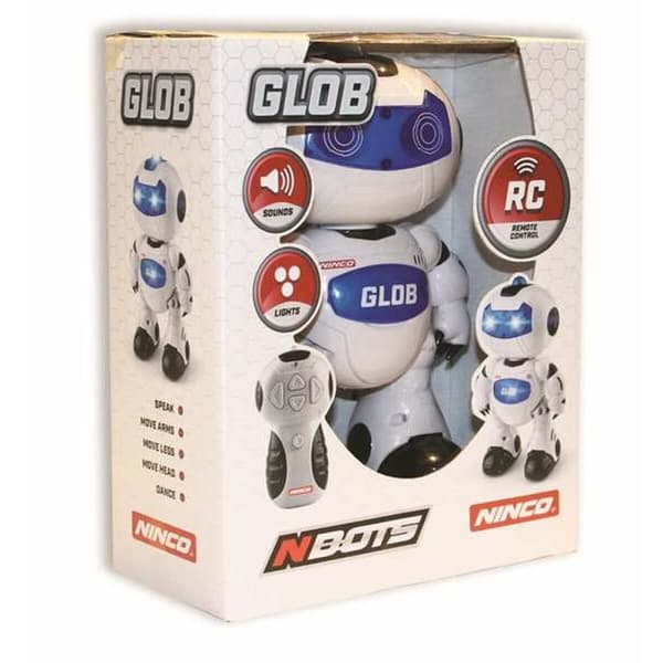 Robotti Chicos Glob 24 x 17 cm EN