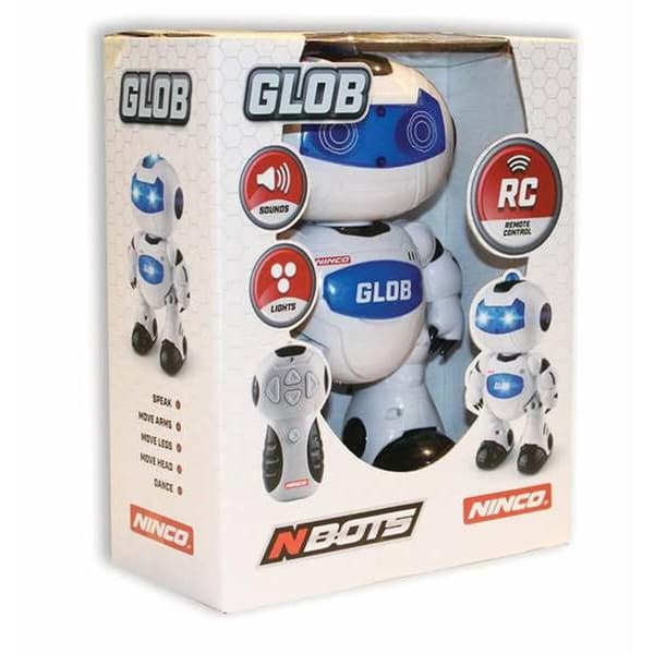 Robotti Chicos Glob 24 x 17 cm EN