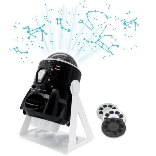 360° Talking Planetarium-projektor med 24 projektioner, konstellationskarta och utbildningshäfte (franska/engelska)