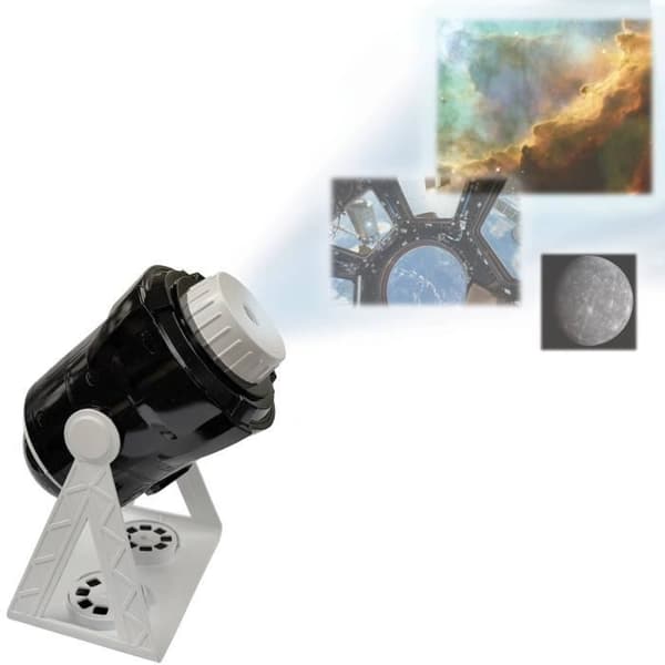 360° Talking Planetarium-projektor med 24 projektioner, konstellationskarta och utbildningshäfte (franska/engelska)