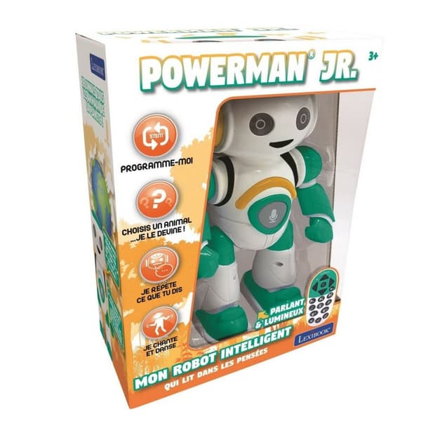 Robot til uddannelsesmæssige formål Lexibook Powerman Junior Hvid Grøn FR