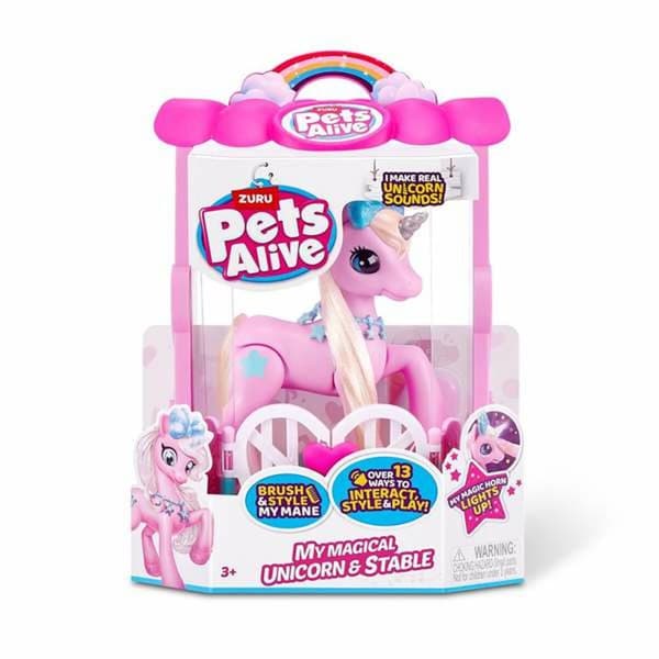 Robotti Zuru Pets Alive Pinkki Yksisarvinen