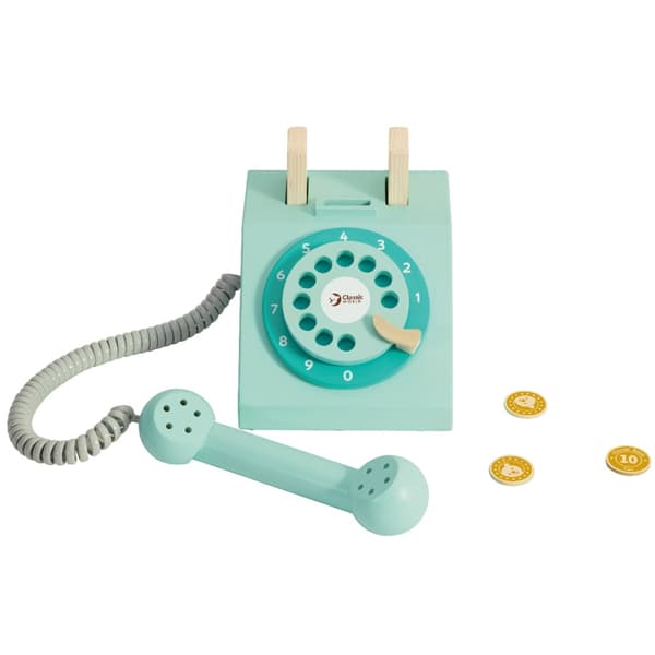 CLASSIC WORLD Classic Børnetelefon i træ 4 el.