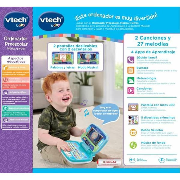 Legetøjscomputer Vtech ES 28 x 23,3 x 5 cm