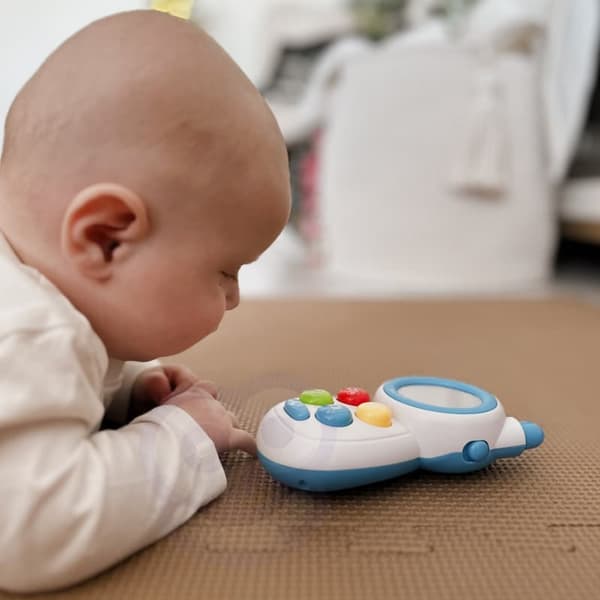 WOOPIE BABY Interaktiv Telefon med Ljud - Blå