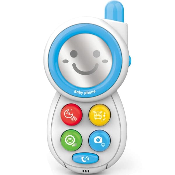 WOOPIE BABY Interaktiv Telefon med Ljud - Blå