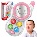 Miniatyrbild 1 av 5: - WOOPIE BABY Interaktiv Telefon med Ljud - Rosa