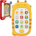 Miniatyrbillede 1 af 6: WOOPIE BABY interaktiv gul telefon med lyd