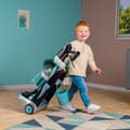 Miniatyrbillede 7 af 11: SMOBY rengøringsvogn med Rowenta støvsuger med lyd + 10 tilbehør