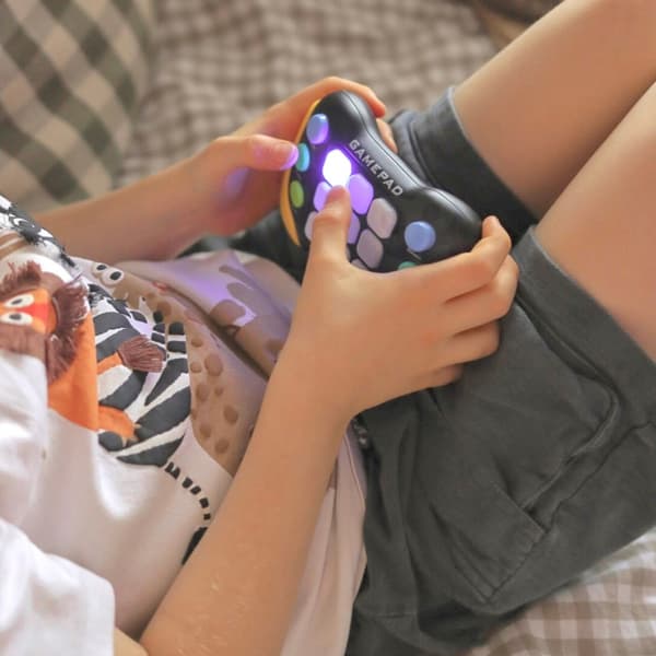 woopie Pop-It Elektronisk Arkadespil Fidget Legetøj Gamepad Blå