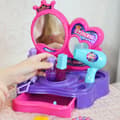 Miniatyrbillede 2 af 7: WOOPIE makeupbord til piger – skønhedsstudie med 18 dele