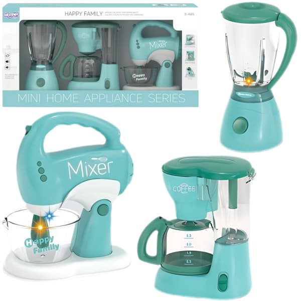 WOOPIE 3-i-1 husholdningsapparatsæt til børn – blender, blender, standmixer