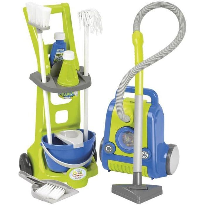 ECOIFFIER CLEAN HOME Husholdningsvogn + støvsuger