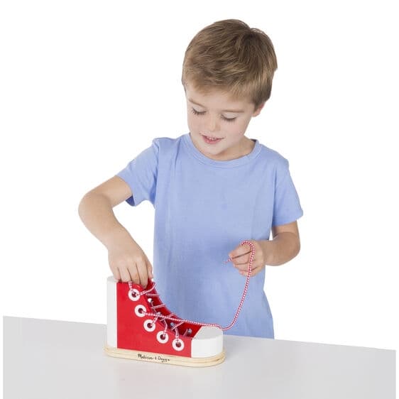Lær at binde snøresko - Melissa & Doug