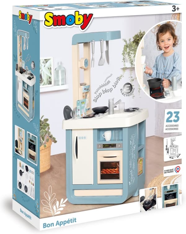 Smoby Bon Appetit lekekjøkken - 23 deler
