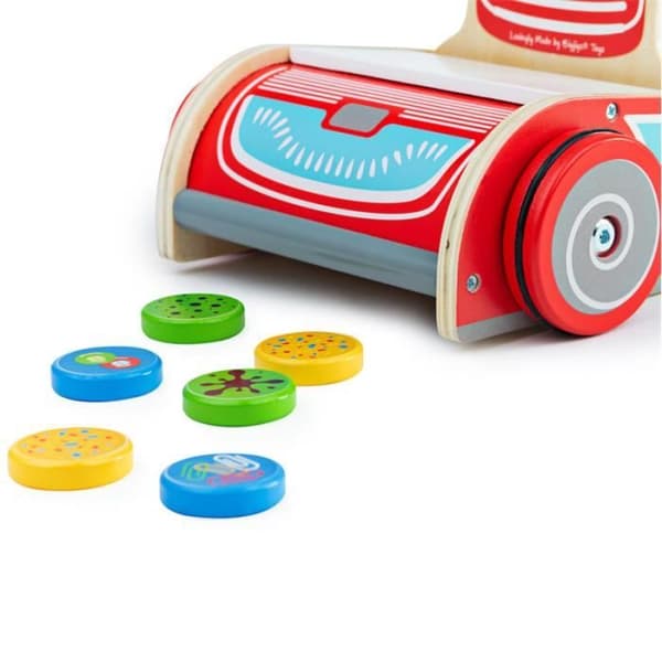 Träleksaksdammsugare - BIGJIGS - Leksaker från universum - Imitationsspel
