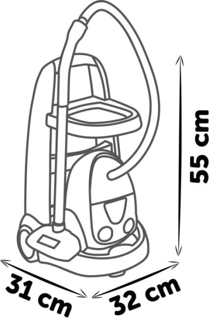 Smoby SAS Smoby Siivouskärry ja imuri