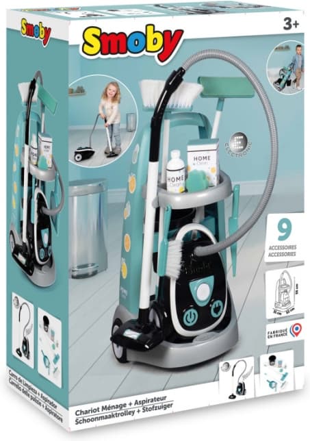 Smoby SAS Smoby Siivouskärry ja imuri