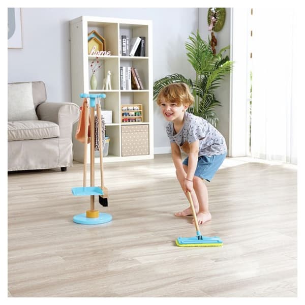 Hape Toys - Hållare för kvastar och städset - HAPE