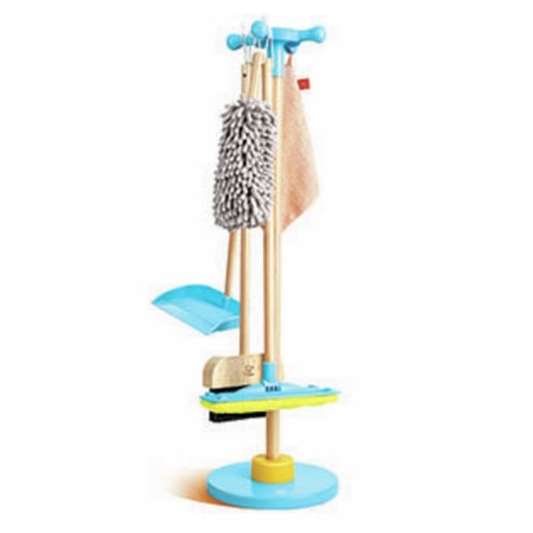 Hape Toys - Hållare för kvastar och städset - HAPE