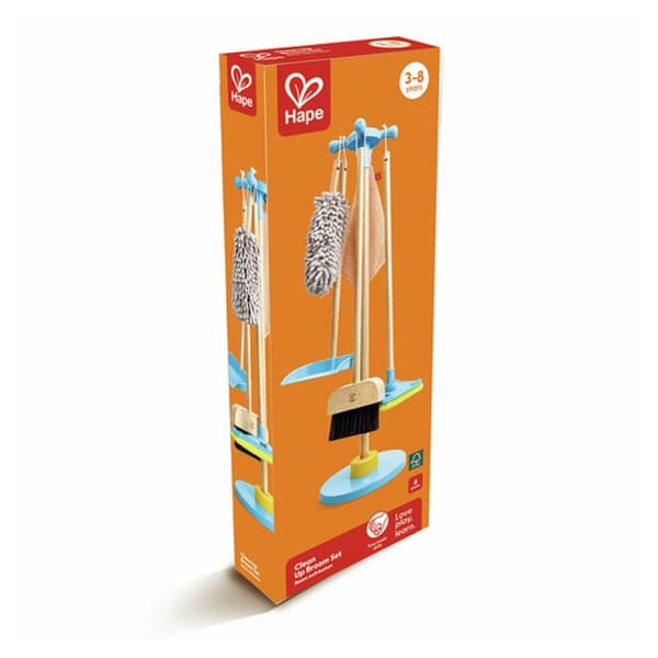 Hape Toys - Hållare för kvastar och städset - HAPE