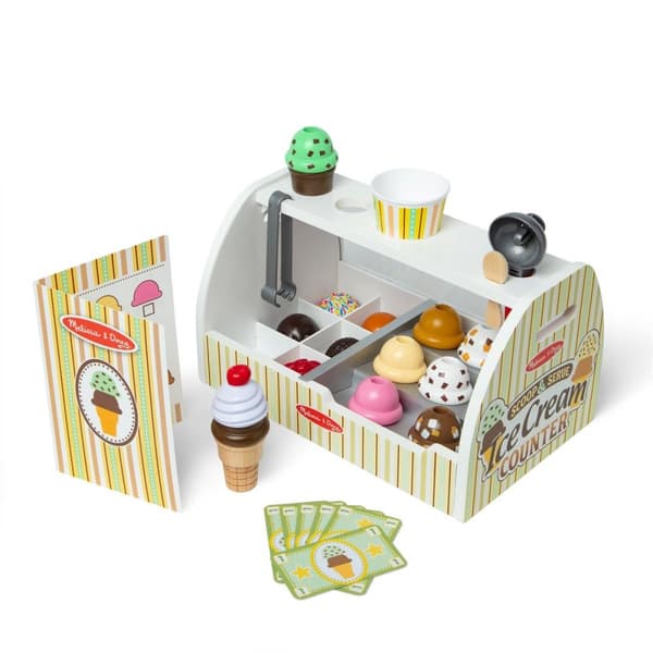 Melissa & Doug Food Play isdisk i træ