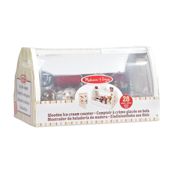 Melissa & Doug Food Play isdisk i træ
