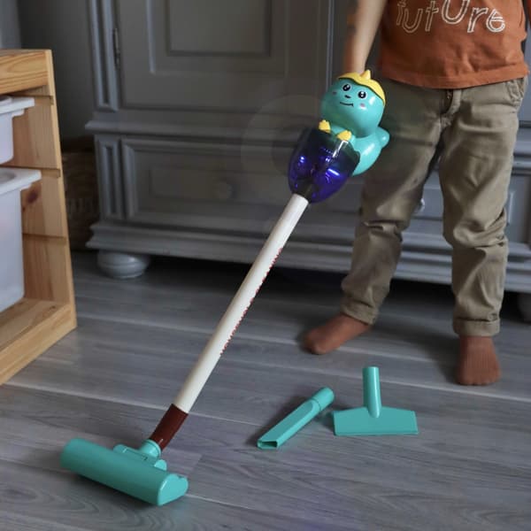 WOOPIE BABY interaktiivinen dinopölynimuri 3in1 imutoiminto valon äänet